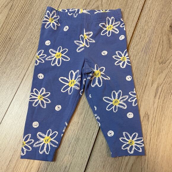 Infant Girl's Legging Daisy Print 9 month bundle - Picture 1 of 6